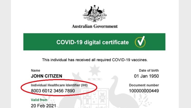 Privacy guidance regarding Individual Healthcare Identifiers (IHIs) on COVID-19  digital vaccination certificates - Home